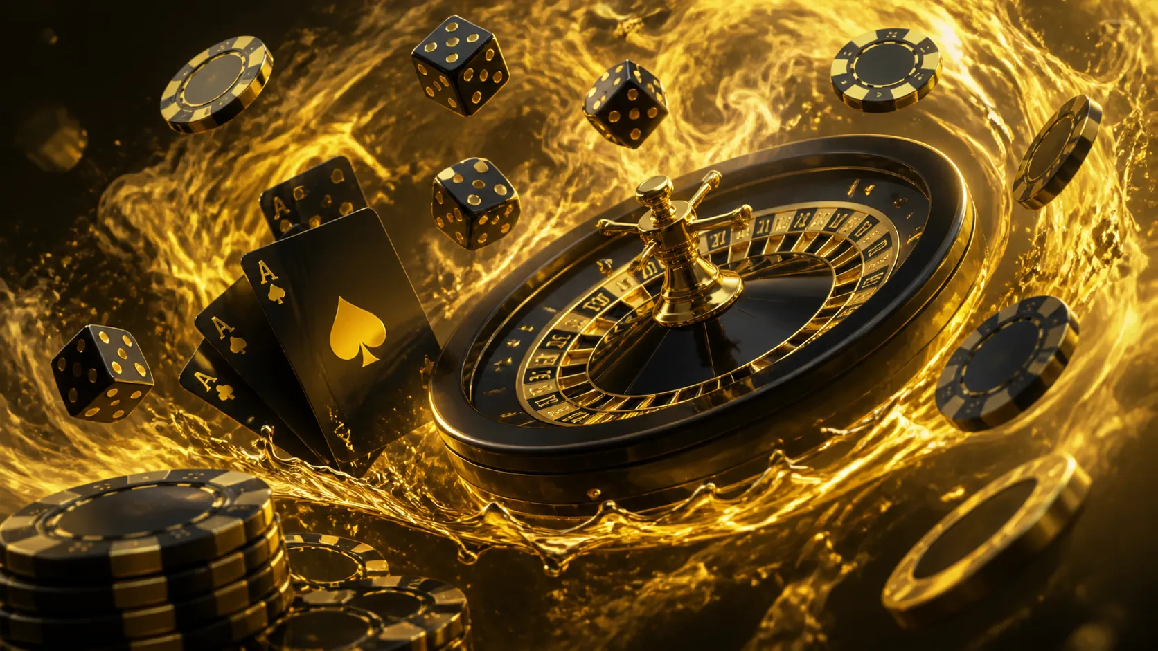 Vibrant pop-art style casino scene with bold colors, playful elements, and Maximalbet themes.