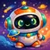 A vibrant and expressive cartoon animal avatar with a friendly and trustworthy vibe, suitable for a profile picture.